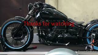 Bobber Umbau quotBlackquot Yamaha Dragstar xvs 650 [upl. by Riay]