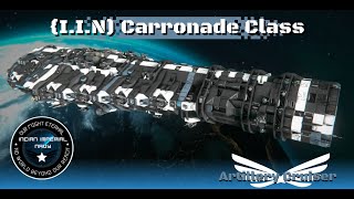 IIN DX24 Carronade Class Artillery Cruiser  Space Engineers Ship Review [upl. by Erdah]