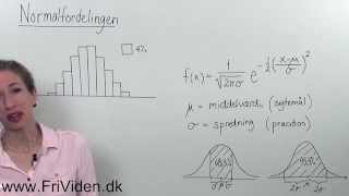 Introduktion til Normalfordelingen [upl. by Ahsinyt731]