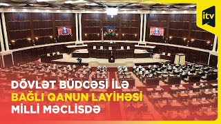 2025ci ilin dövlət büdcəsi ilə bağlı qanun layihəsi Milli Məclisə təqdim edilib [upl. by Aicire]