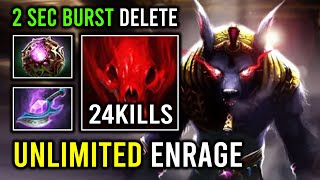 UNLIMITED ENRAGE Octarine  Arcane Blink 2 Sec Delete Any Hero with Max Fury Swipes Ursa Dota 2 [upl. by Meingolda]