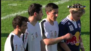 27 Runde Bundesliga 201011  LASK Linz  Red Bull Salzburg 11  03042011 [upl. by Dusa]