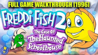 Freddi Fish 2 The Case of the Haunted Schoolhouse 1996  Full Game Walkthrough Windows 10Steam [upl. by Alle]