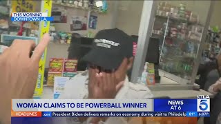 Woman claims to be 1 billion Powerball winner [upl. by Even38]