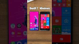 OneUI 7 vs Windows Phone 🤤 [upl. by Eniamrehc]