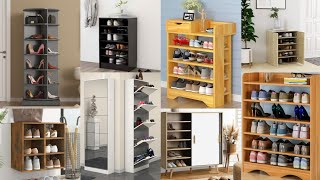 Modern shoe rack design ideasWooden shoe cabinet design Cabinet design ideas [upl. by Remmos]