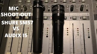 SHURE SM57VSAUDIX I5 Mic Shootout [upl. by Yeorgi]