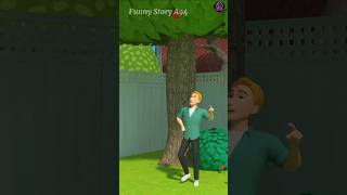 Apple fall tree 3d Animation Shorts video funny Shorts cartoon varunbundela [upl. by Nadbus]