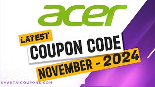 Acer India Coupon Code 2024 ⚡ 100 Working ⚡ Updated Today ⚡ Acer Promo Code 2024 [upl. by Manuela520]