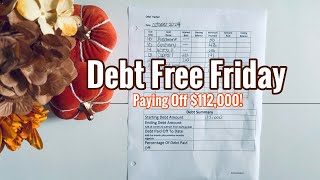 Debt Payoff 112000  Snowball  Debt Free Friday  debtfreejourney  Budget [upl. by Nella297]