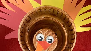 DIY Easy Paper Plate Turkey [upl. by Rodi]