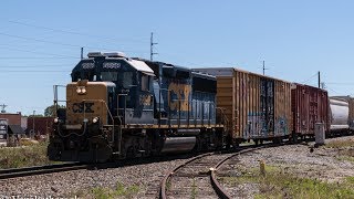 CSX A73026 with a RARE EMD GP60 on local duty [upl. by Wagoner]