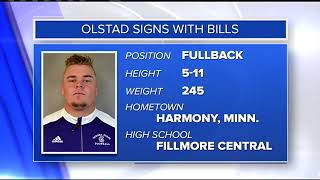 Winona States Zach Olstad signs with Buffalo Bills [upl. by Caddaric]