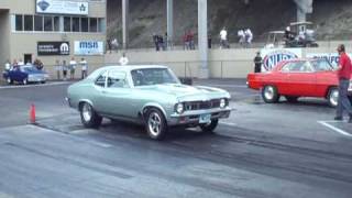 Turbo Nova back to back 860 passes at Bandimere Speedway 081609 [upl. by Prunella]