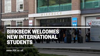 Birkbeck welcomes new international students [upl. by Eadrahs]