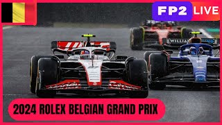 🔴F1 LIVE  2024 BELGIAN GP  FP2  Live data and Commentary Circuit de SpaFrancorchamps [upl. by Ztnaj413]