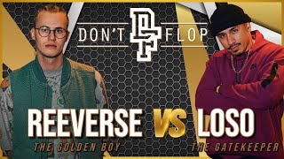 REEVERSE 🇬🇧 Vs LOSO 🇺🇸  Dont Flop Rap Battle [upl. by Eilsehc]