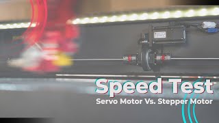 Servo Motor Vs Stepper Motor Speed Test [upl. by Fara412]