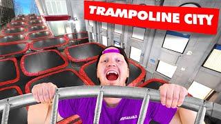 Extreme HIDE amp SEEK In TRAMPOLINE PARK [upl. by Aranaj90]