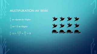 4 5 Bråk och procent åk 7 multiplikation av bråk [upl. by Cavallaro]