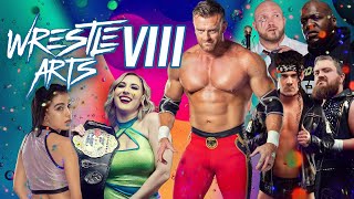 WrestleARTS 8 WHOLE SHOW FREE featuring WWE Star Nick Aldis Heather Monroe and more [upl. by Aihtenak]