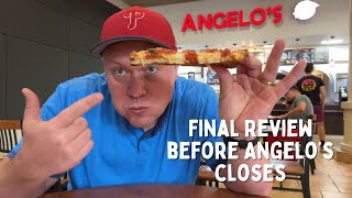 Angelo’s Pizza Viewmont is Closing  One Final Review [upl. by Analihp]