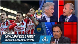 ANÁLISIS Chivas venció 10 a Pumas en el partido de ida de los cuartos en Liguilla  Futbol Picante [upl. by Merci]