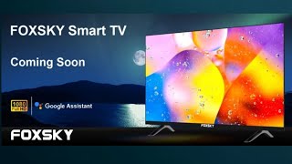 Foxsky 4K Android Smart tv latest 2023  4K Latest smart android tv india [upl. by Grote]