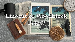 Linocut Meets Traditional Japanese Woodblock Printmaking Proofing a Hasui Reproduction [upl. by Danuloff]