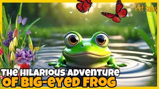 The Hilarious Adventure of the BigEyed Frog  Bedtime Stories for Kids in English [upl. by Kim]