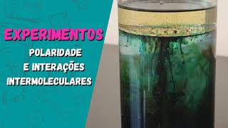 4 Experimentos sobre polaridade e interações intermoleculares  Experimentos de química [upl. by Ruskin622]