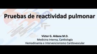 Pruebas de reactividad pulmonar [upl. by Scot704]