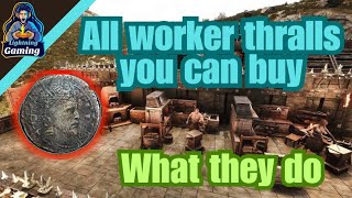 Buying worker thralls Are they any good Conan exiles age of war chapter 4 2024 [upl. by Esac225]