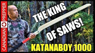 Katanaboy 1000 Worlds Fastest Largest Sharpest Hand SAW [upl. by Dinnage]