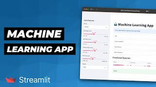 Building a Machine Learning App in Python with Streamlit [upl. by Idyh]