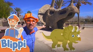 Aprende sobre excavadoras y maquinaria de construcción  Blippi Españo  Aprende Colores y Objetos [upl. by Okiman]