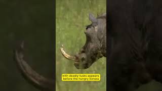 Lion vs Warthog – A Fierce Battle in the Wild [upl. by Prochora]