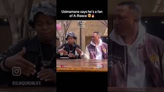 Usimamane speaks on Areece and being his fan🤔🤔music rap [upl. by Fadil377]