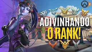 ADIVINHANDO o RANK dos INSCRITOS no OVERWATCH 2 17 Edigasow [upl. by Norahs]