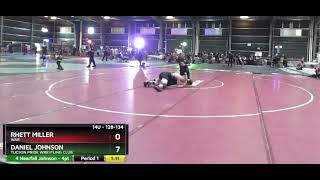 Daniel Johnson TPWC vs Rhett Miller Warrior WC 14U 134lbs Unstoppable Preseason Nationals AZ 10524 [upl. by Quirita]