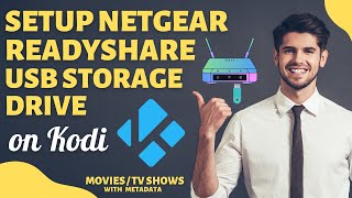 How To Setup Netgear Readyshare USB Storage Drive on Kodi urduhindi [upl. by Laughton92]