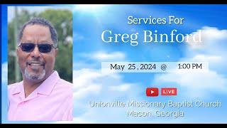 Services For Greg Binford [upl. by Earla637]