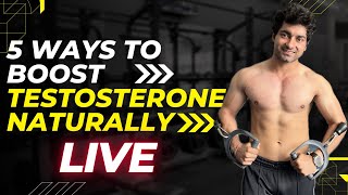 Boost Testosterone Tips Live live [upl. by Giorgi]