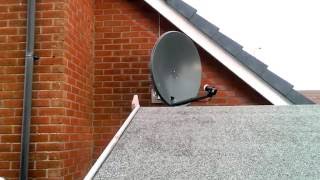 Hispasat 30w to Turksat 42e on my new motorised dish installation [upl. by Warthman]