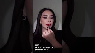 Le Rouge Interdit Intense Silk💄 [upl. by Emmerie]