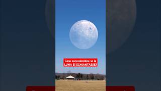 Cosa succederebbe se LA LUNA SI SCHIANTASSE SULLA TERRA Luna WhatIf Cosasuccederebbese [upl. by Kensell]