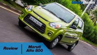 2016 Maruti Alto 800 Review  MotorBeam [upl. by Derward]