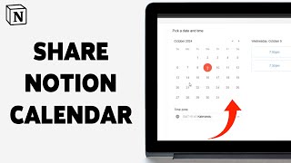 How To Share Notion Calendar 2024  Collaborate On Notion Calendars [upl. by Gyasi]