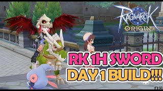 1H SWORD RUNE KNIGHT BUILD LOW SPEND F2P SAKIT CARD ENCHANT EQ DLL  Ragnarok Origin Indonesia [upl. by Nrev]