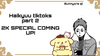 Haikyuu tiktok quotExposedquot  Part 2  Bunnyxrs qt  read description [upl. by Lossa251]